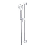 Riobel - Handshower Set With 31'' Slide Bar and 4-Function Handshower - Chrome