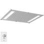 Riobel - 42cm X 56cm (22'' x 16 1/2'') head Ligh - Chrome