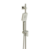 Riobel - Handshower Set With 36'' Slide Bar and 4-Function Handshower - Polished Nickel