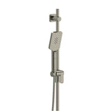 Riobel - Handshower Set With 36'' Slide Bar and 4-Function Handshower - Brushed Nickel