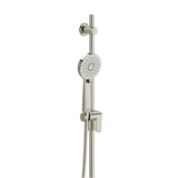 Riobel - Handshower Set With 35'' Slide Bar and 3-Function Handshower - Polished Nickel