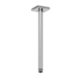 Riobel - 12'' Ceiling Mount Shower Arm With Square Escutcheon - Chrome