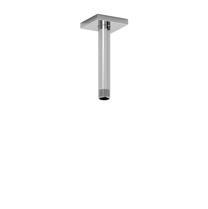 Riobel - 6'' Ceiling Mount Shower Arm With Square Escutcheon - Polished Nickel