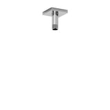Riobel - 3'' Ceiling Mount Shower Arm With Square Escutcheon - Chrome