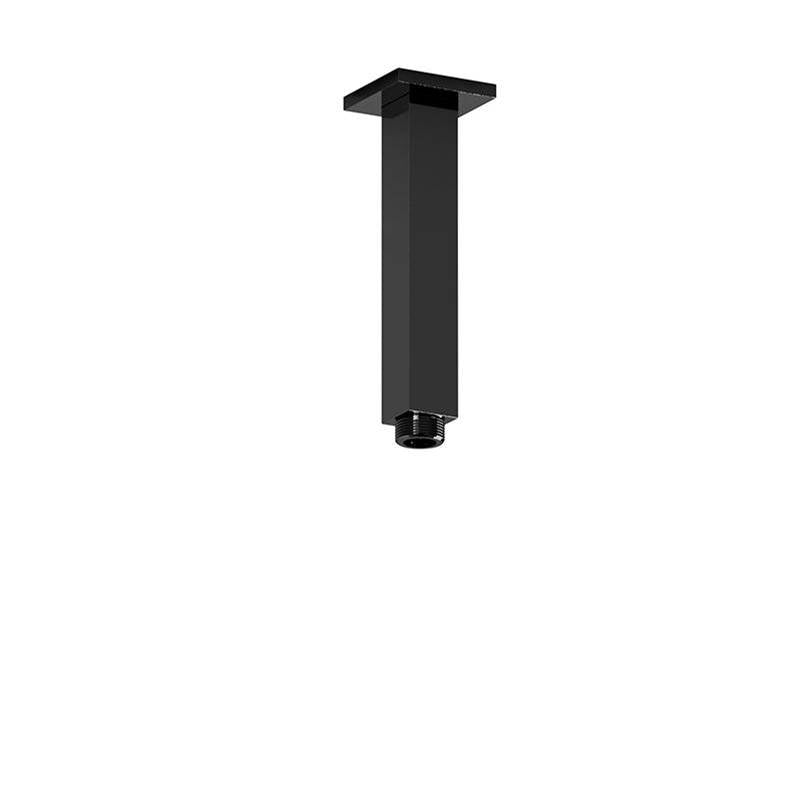Riobel - 7'' Ceiling Mount Shower Arm With Square Escutcheon - Black