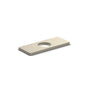 Riobel - 4-Inch Center Kitchen Faucet Deck Plate In Brushed Nickel - Brushed Nickel