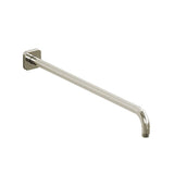 Riobel - 20'' Reach Wall Mount Shower Arm With Square Escutcheon - Polished Nickel