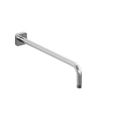 Riobel - 16'' Reach Wall Mount Shower Arm With Square Escutcheon - Chrome