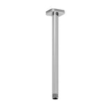 Riobel - 12'' Ceiling Mount Shower Arm With Square Escutcheon - Chrome