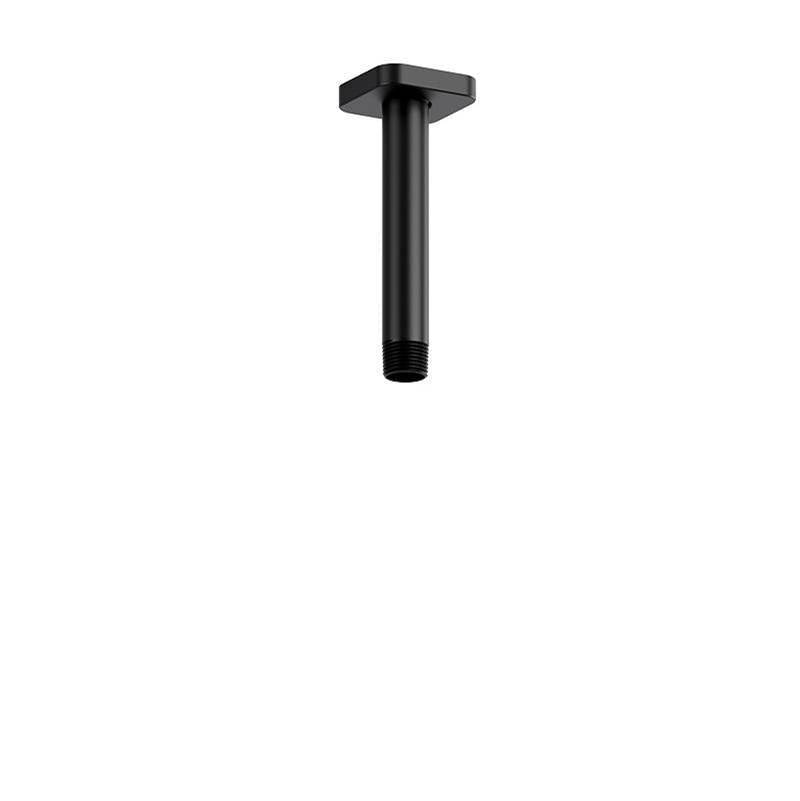 Riobel - 6'' Ceiling Mount Shower Arm With Square Escutcheon - Black