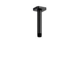 Riobel - 6'' Ceiling Mount Shower Arm With Square Escutcheon - Black