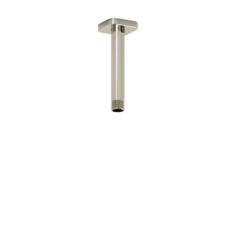 Riobel - 6'' Ceiling Mount Shower Arm With Square Escutcheon - Polished Nickel