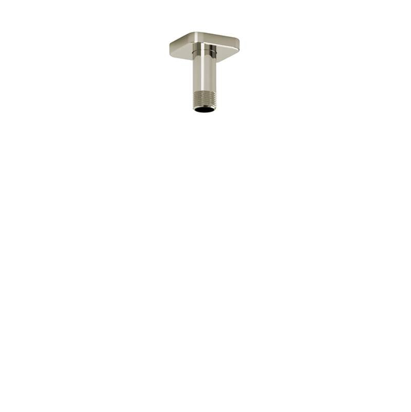 Riobel - 3'' Ceiling Mount Shower Arm With Square Escutcheon - Polished Nickel