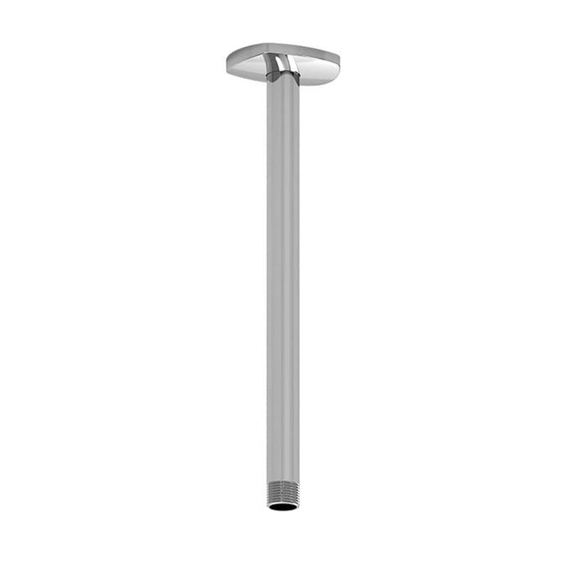 Riobel - 12'' Ceiling Mount Shower Arm With Oval Escutcheon - Chrome