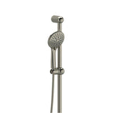 Riobel - Handshower Set With 32'' Slide Bar and 3-Function Handshower - Brushed Nickel