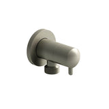 Riobel - Handshower Outlet With Integrated Volume Control - Brushed Nickel