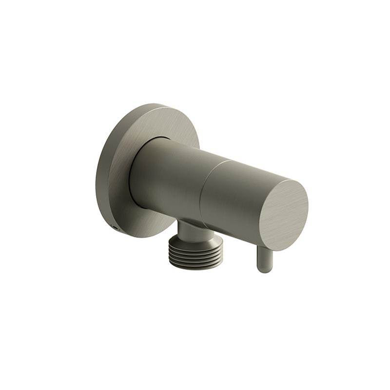 Riobel - Handshower Outlet With Integrated Volume Control - Brushed Nickel