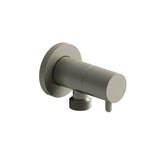 Riobel - Handshower Outlet With Integrated Volume Control - Brushed Nickel