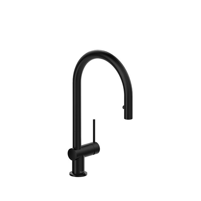Riobel - AzureE Pull-Down Kitchen Faucet With Single Spray - Black
