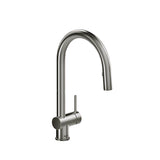 Riobel - AzureE Pull-Down Kitchen Faucet With C-Spout - Stainless