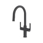Riobel - AuthenticaE Two Handle Pull-Down Kitchen Faucet With C-Spout - Black