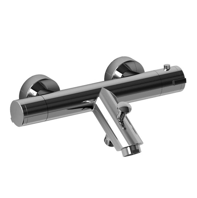 Riobel - 1/2'' Thermostatic External Bar With Diverter and Tub Spout - Chrome