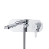 Riobel - NibiE Wall Mount Tub Filler Trim - Chrome