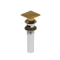 Riobel - Push Drain With Overflow - Brushed Gold