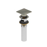 Riobel - Push Drain With Overflow - Brushed Nickel