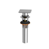 Riobel - Push Drain With Overflow - Chrome