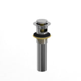 Riobel - Push Drain With Overflow - Polished Nickel
