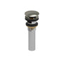Riobel - Push Drain With Overflow - Brushed Nickel