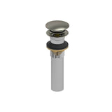 Riobel - Push Drain Without Overflow - Brushed Nickel