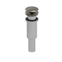 Riobel - Push Drain Without Overflow - Brushed Nickel