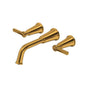 Riobel - MomentiE Wall Mount Tub Filler Trim - Brushed Gold