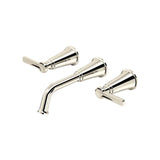 Riobel - MomentiE Wall Mount Lavatory Faucet Trim - Polished Nickel