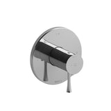 Riobel - Edge 1/2'' Therm & Pressure Balance Trim With 3 Functions - Chrome