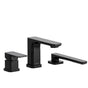 Riobel - 3-piece deck-mount tub filler with hand shower trim - Black