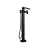 Riobel - EquinoxE Single Hole Floor Mount Tub Filler Trim - Black