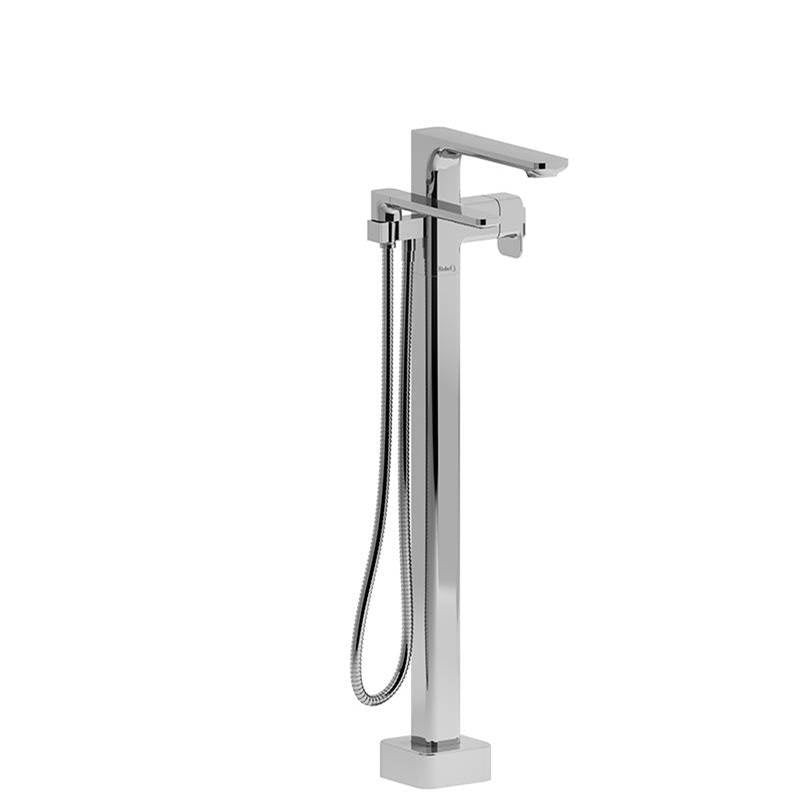 Riobel - EquinoxE Single Hole Floor Mount Tub Filler Trim - Chrome