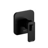 Riobel - EquinoxE 1/2'' Therm & Pressure Balance Trim With 2 Functions - Black