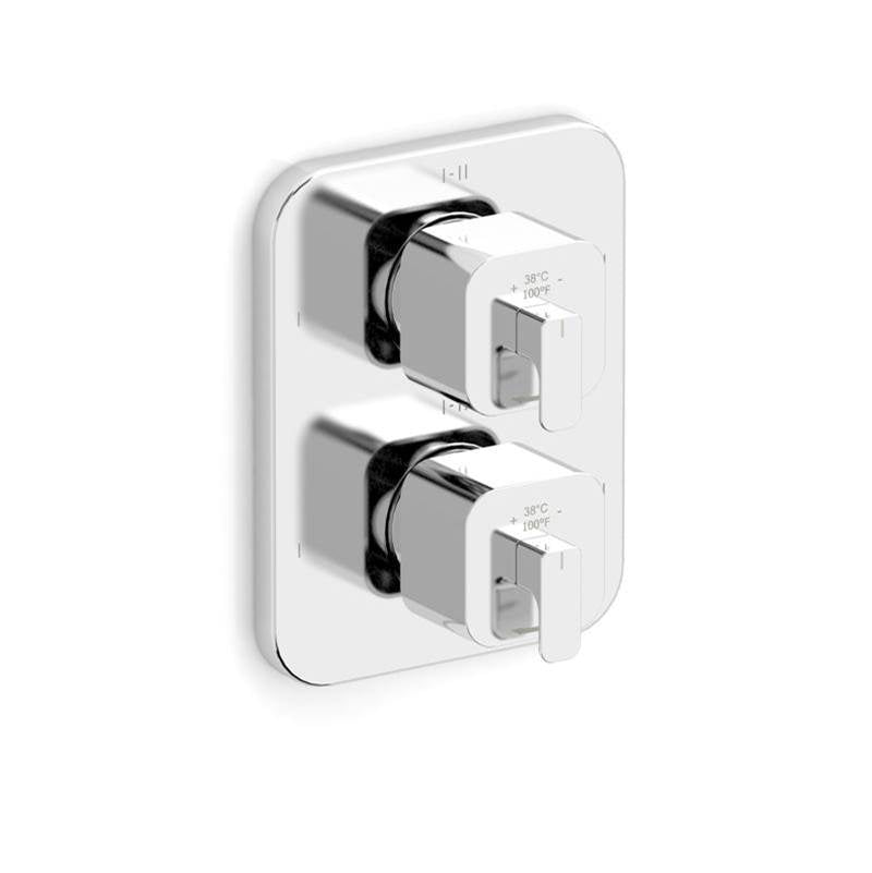 Riobel - EquinoxE 3/4'' Therm & Pressure Balance Trim With 6 Functions - Chrome