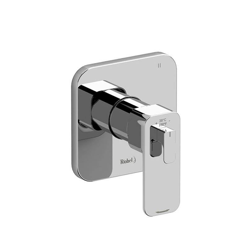 Riobel - EquinoxE 1/2'' Therm & Pressure Balance Trim With 3 Functions - Chrome