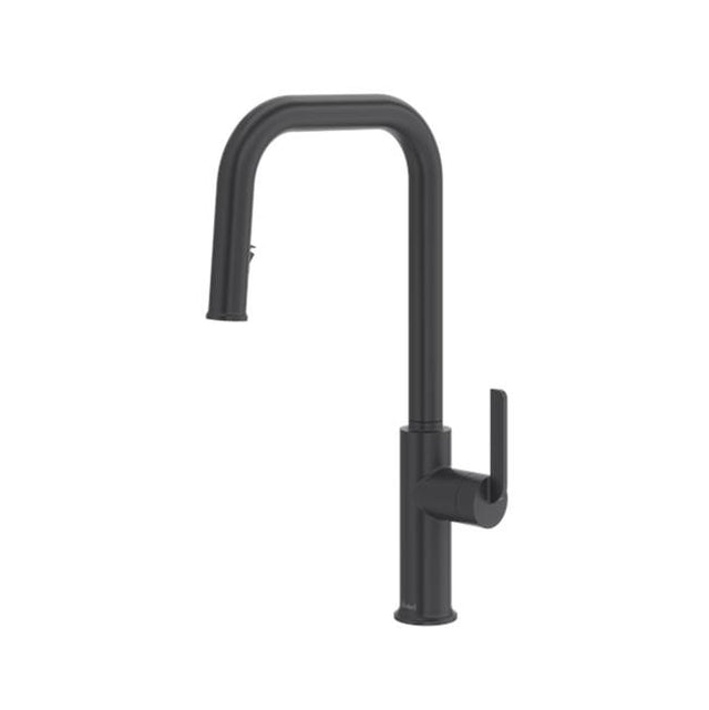 Riobel - AuthenticaE Pull-Down Kitchen Faucet With U-Spout - Black