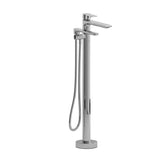 Riobel - FreskE Single Hole Floor Mount Tub Filler Trim - Chrome