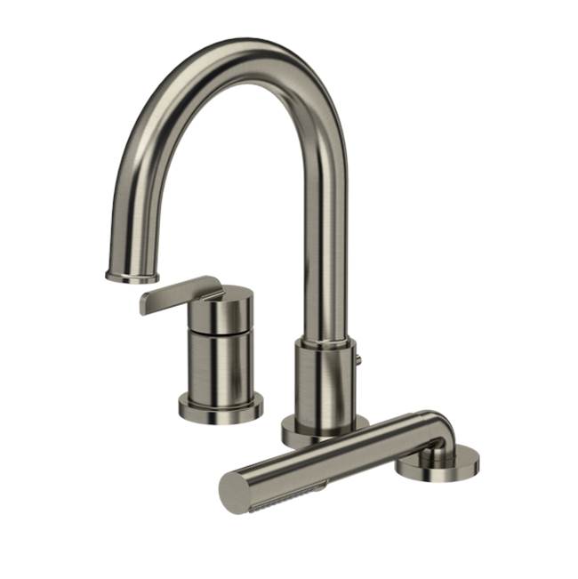 Riobel - AuthenticaE 3-Hole Deck Mount Tub Filler Trim - Brushed Nickel