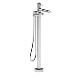 Riobel - GS Single Hole Floor Mount Tub Filler Trim - Chrome