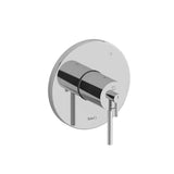 Riobel - GS 1/2'' Therm & Pressure Balance Trim With 3 Functions - Chrome