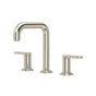 Riobel - ArcaE Widespread Lavatory Faucet With U-Spout - Polished Nickel