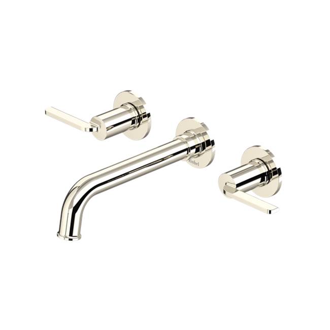 Riobel - AuthenticaE Wall Mount Lavatory Faucet Trim - Polished Nickel